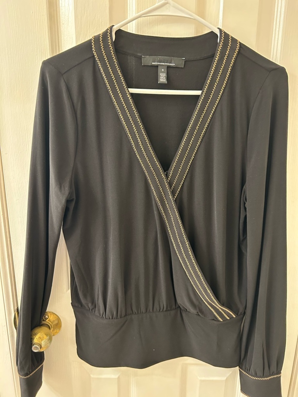 White House Black Market Black Women's Top - S